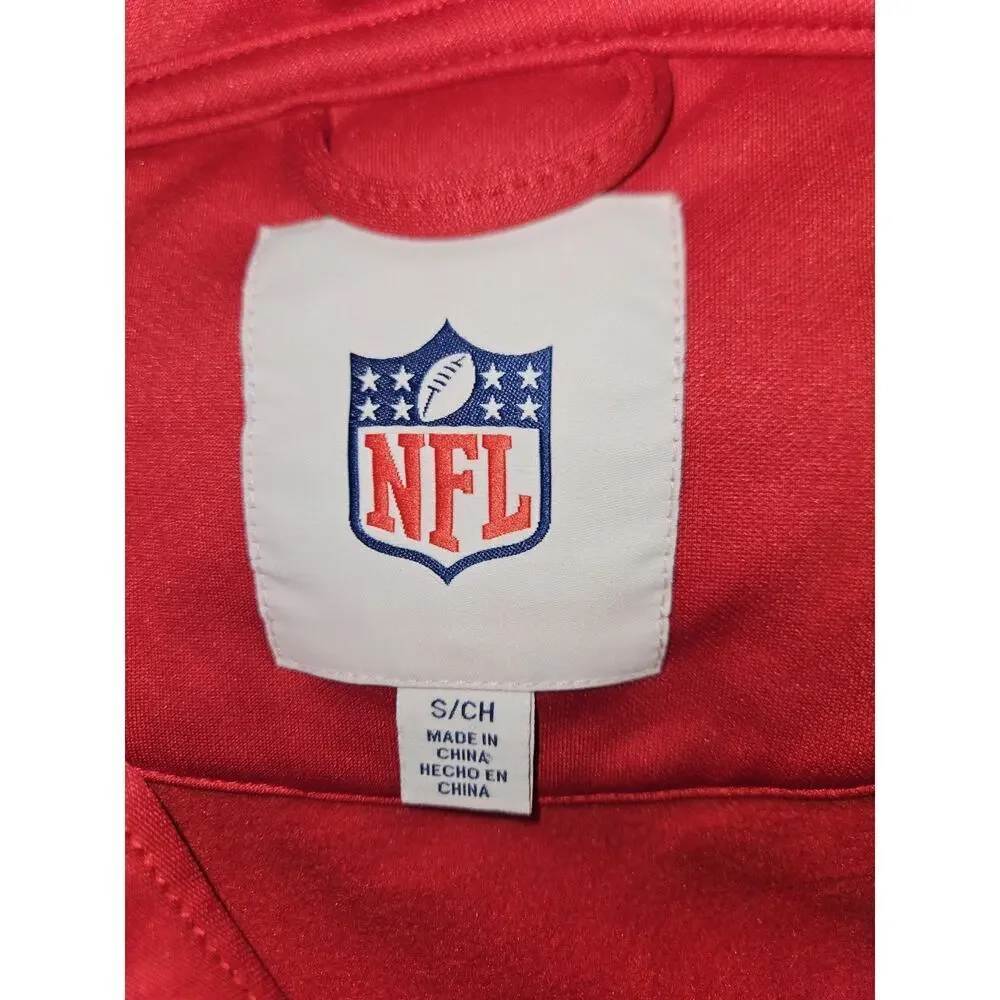 NWT! NFL San Francisco 49ers Pullover Performance Fleece 1/4 Zip Jacket Small